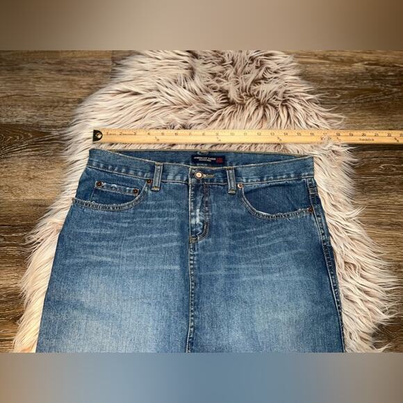 American Eagle outfitters women’s blue jeans skirt - Picture 8 of 8